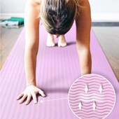 Exercise Mat Slip Non Natural Yoga with Fitness Made Rubber