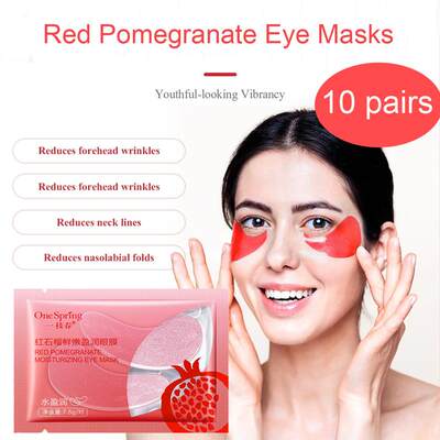 Eye Mask Patches Red Pomegranate Dark Circle Hydrating眼膜