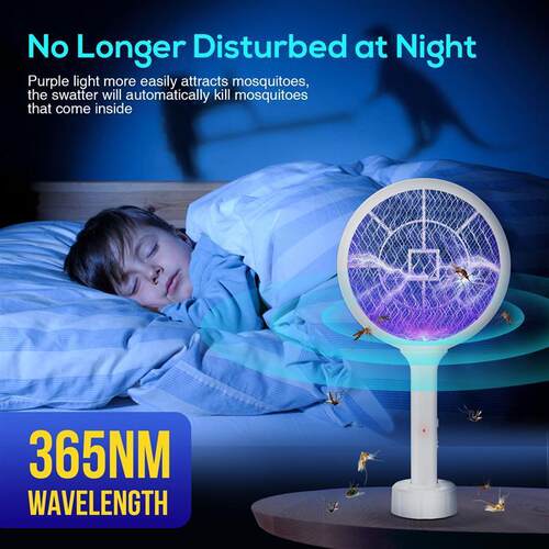 Bug Zapper Mosquito Killer Fly Swatter Lamp Racket电蚊拍灭蚊