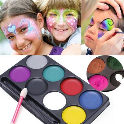 8 Colors Face Body Painting Halloween Makeup Paint Paint Kid