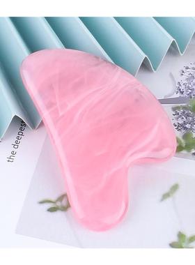 Natural Jade Stone Gua Sha Massage Board Rose Quartz Guasha
