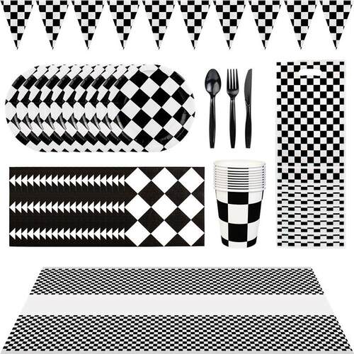 party scene decoration supplies disposable tableware set