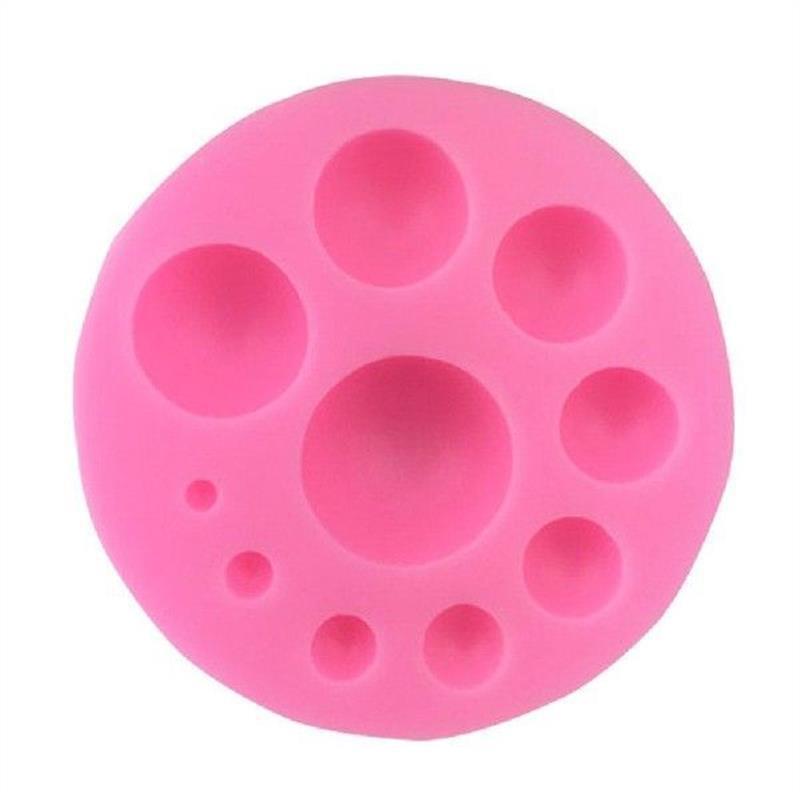 Non-stick Pearl Silicone Mold DIY Semicircle Ball Chocolate