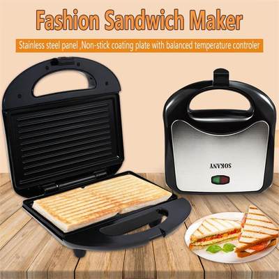 Sandwich Maker Toaster Bread Oven Electric Grill Machine