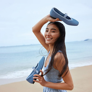 国现 VIVAIA 红色Margot玛丽珍 透气舒适法式优雅芭蕾平底鞋大码