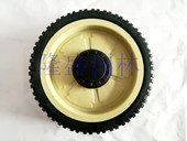 草坪机轮子手推式 割草机车轮自走轮子草坪机前后轮推草机轮子