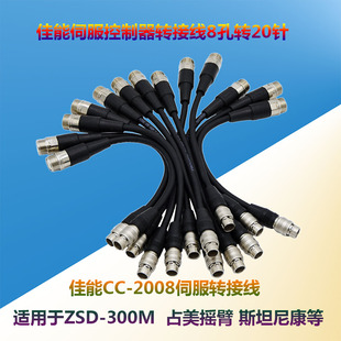 VZ-C8C20佳能4K镜头8转20芯伺服转接线 适用摇臂利拍手柄斯坦尼康
