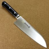 日本原装 直邮 进口正广本烧MV钢三德刀寿司刀切菜肉刀多功能刀代购