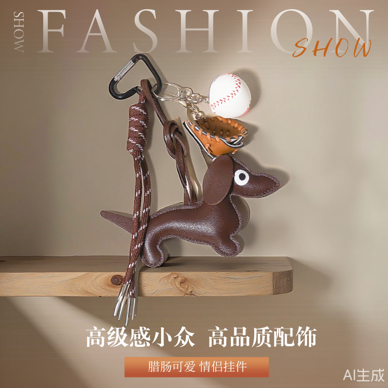 腊肠狗包包挂件高级感小众可爱公仔配饰情侣挂件钥匙扣,箱包皮具/热销女包/男包,包袋配件,淘宝优惠券,粉丝福利购,淘宝优惠卷