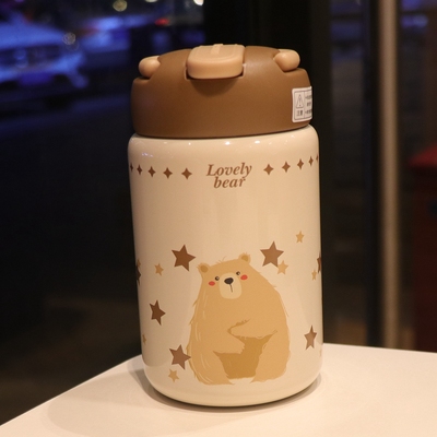 女上学用新款小巧便携水杯吸管杯