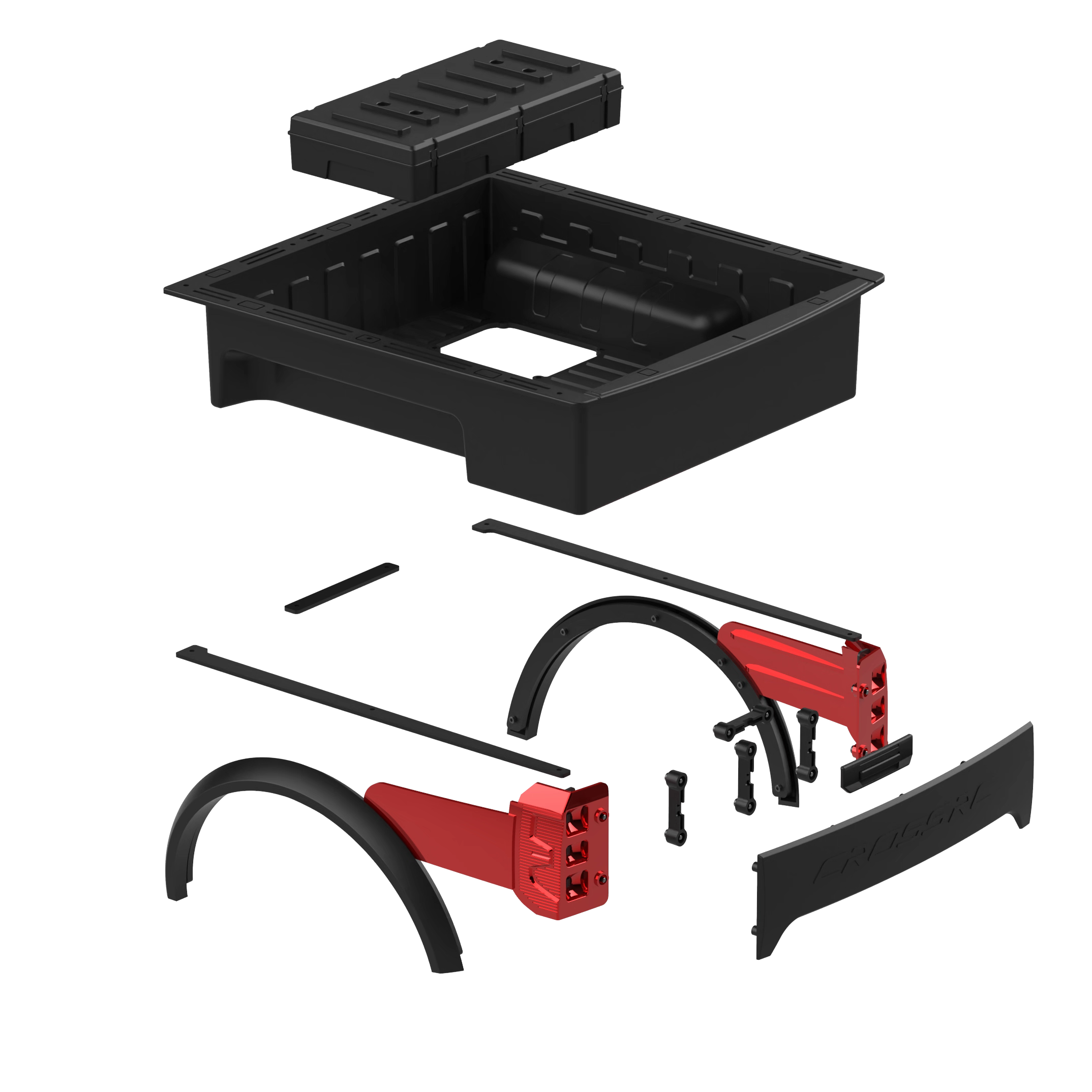 CROSSRC EMO XX2暴龙 后斗装饰套件货斗轮眉工具箱 97401651