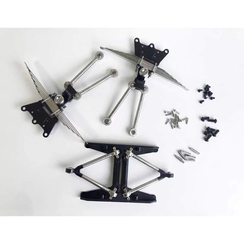 1/14液压自卸车 拖头车 后双桥悬挂 田宫DIY改装车 配件