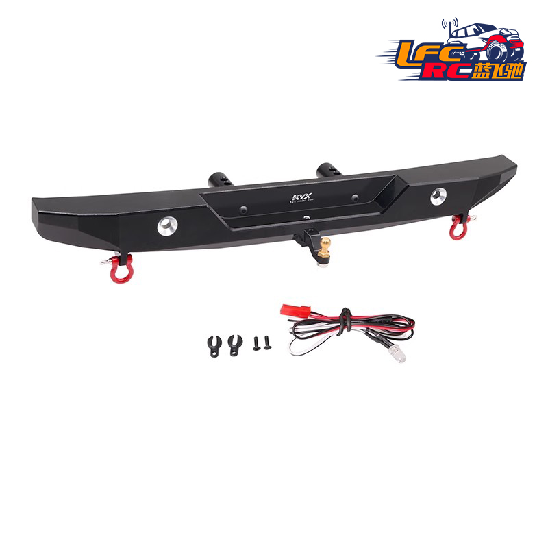 KYX 1/6仿真模型车 Axial Scx6 AXI05000牧马人后杠 铝合金后防撞