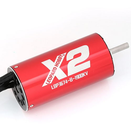 豹子 3674 X2 超高效3~6S无感无刷电机遥控大脚越野卡车RC用