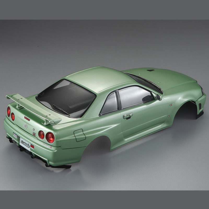 Killerbody车壳1/10 Skyline R34 房车车壳配件透明