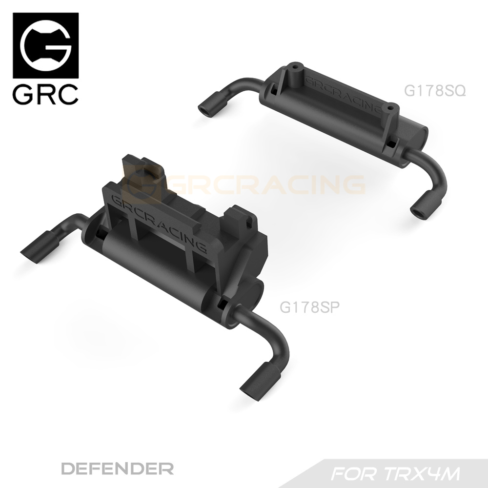 GRC卫士后双出排气模型TRX4M