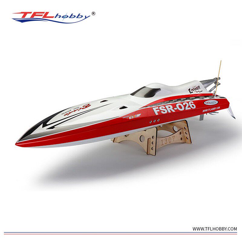 TFL天富龙 利剑1307汽油船竞赛O艇26CC快艇玻璃钢遥控模型油船壳