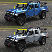 创客模型 仿真遥控电动越野车攀爬车RC差速锁高低档 CK5812