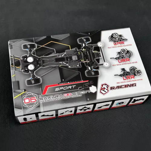 3RACING 3R樱花D6S SPORT 1/10后驱遥控电动漂移车架KIT版