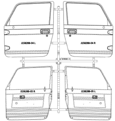 Коврик в салон Capo Sixer 1 для Suzuki Jimny (6 Samurai)