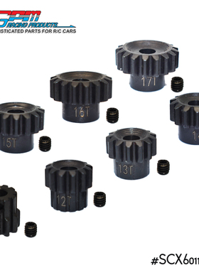 AXIAL 1/6 SCX6 JEEP JLU WRANG LER 4WD 高碳钢马达齿11T-17T