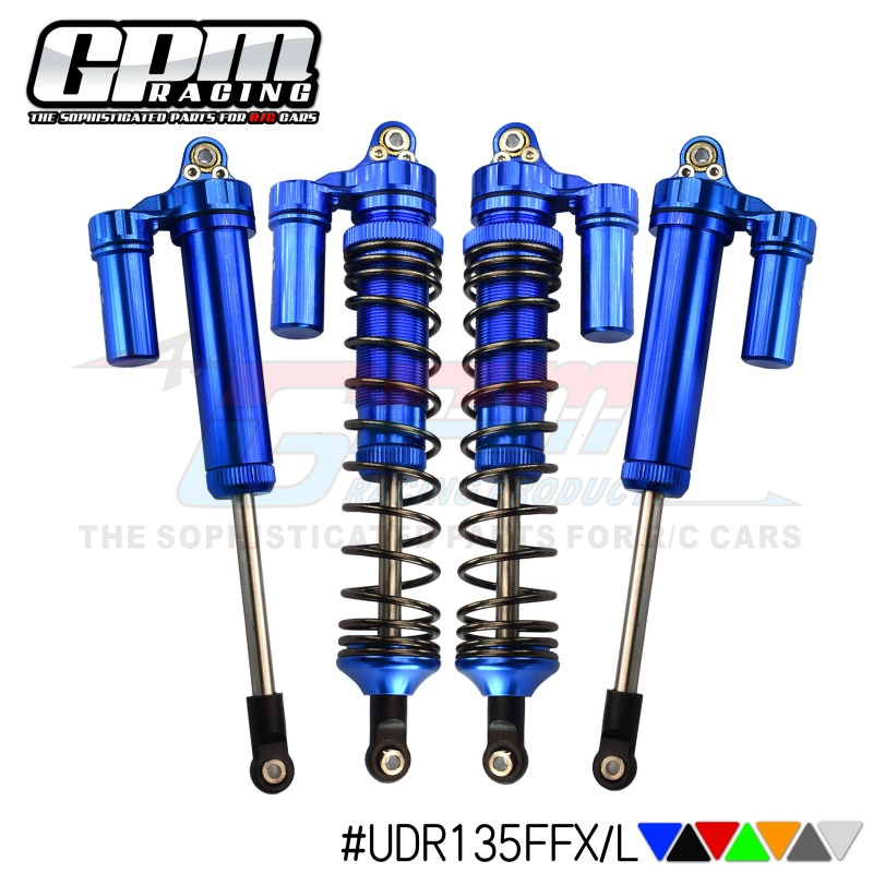 TRAXXAS 1/7 UDR 铝合金L型带负压筒中点距离135mm前避震套装