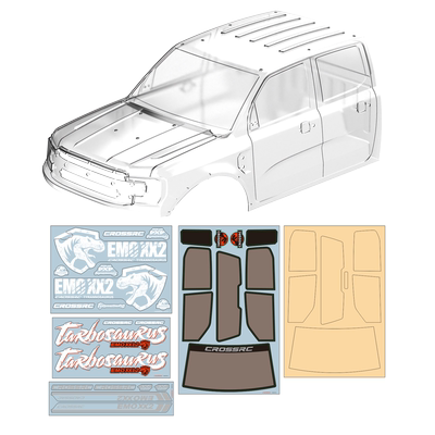 CROSSRC 暴龙 特暴龙车壳前壳透明带贴纸247601 97401640