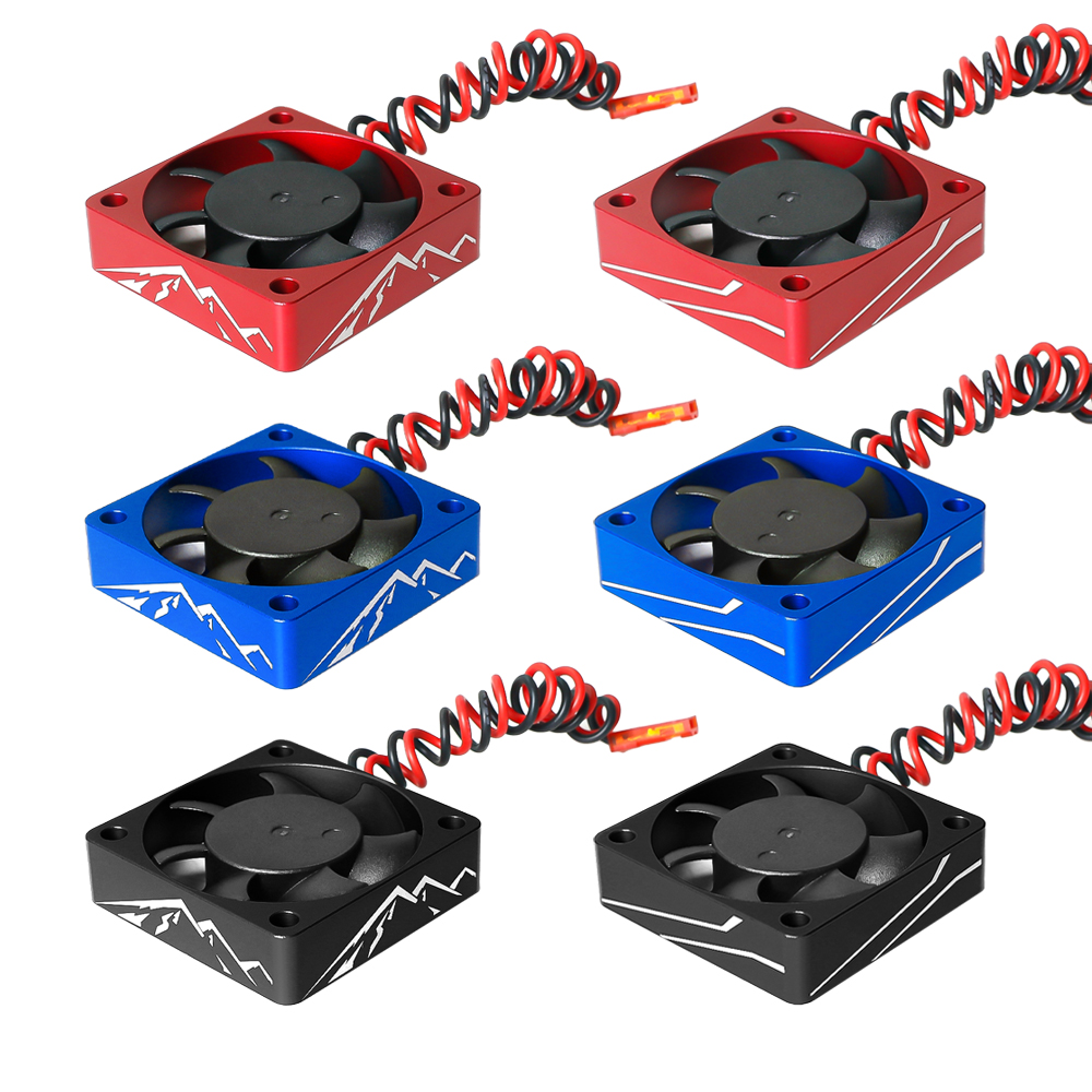 高速风扇14000RPM高山款 电机电调通用40*40mm散热铝合金4010风扇