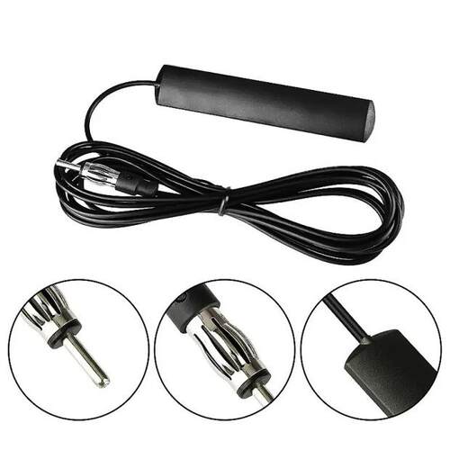 车载贴片收音机短波天线改装AMFM增强信号器音响CD家用汽车导航