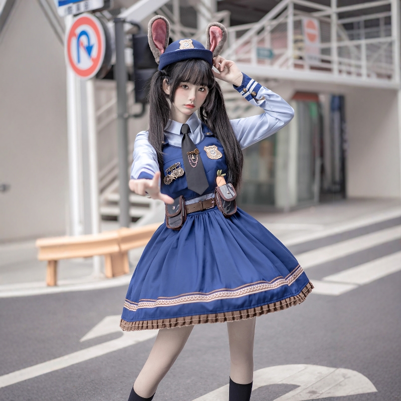 兔子警官衣服迪士尼朱迪cos服