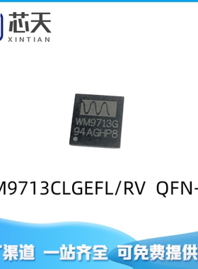 WM9713CLGEFL/RV QFN-48 音频编解码器97 接口IC芯片 丝印WM9713G