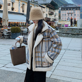 现货皮毛一体羊羔毛短外套131-5101P195K288，女装派克服，浙宝131