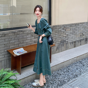 现货！牛仔连衣裙131-7029p145K208图片