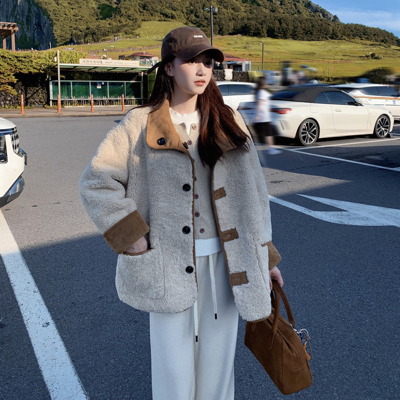 新款现货皮毛一体外套两面穿131-7533P185K278,女装皮草,浙宝131