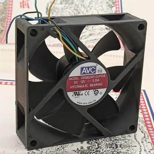 议价DS08025R12U80258CM12V0.35A4线PWM温控散热风扇