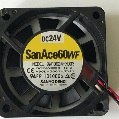 议价SanAce60WF9WF0624H7D03DC24V6CM数控机床风扇A90L-0001-051