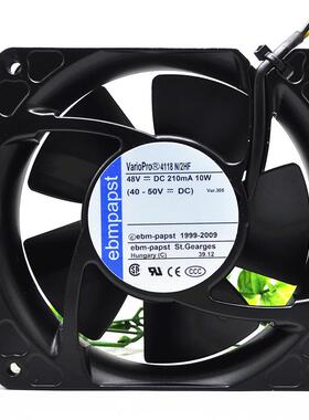 议价4118N/2HF48VDC原装正品德国ebmpapst120*120*38铝框直流风扇