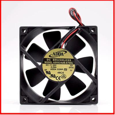 议价ADDA8CM8厘米8025DC24V0.29AAD0824UB-A70GL电源风扇