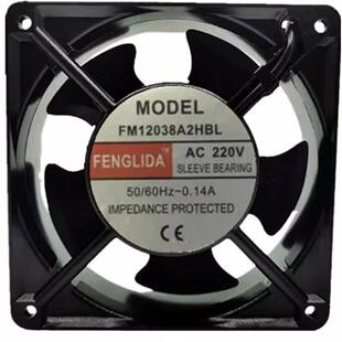 议价全新/FENGLIDA12CMFM12038A2HBLAC220V机柜交流散热风扇