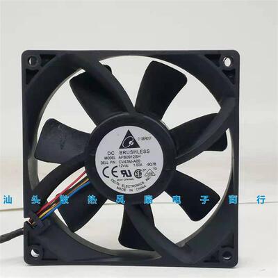 议价AFB0912SH12V1.00A90259CM4线PWM温控主板服务器散热风扇
