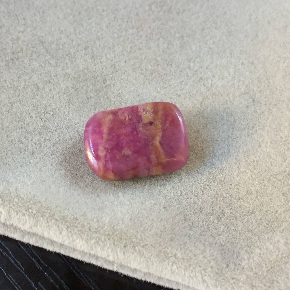 醒走 天然舒俱来老料桃红樱花方形扁珠随型通孔珠随形背云配珠子