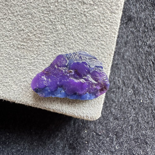 蓝紫色原石醒走裸石小料