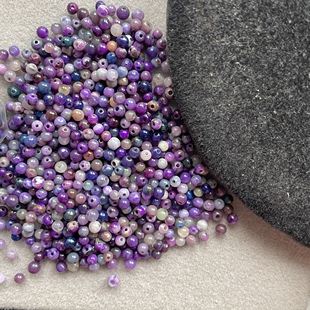 3mm 醒走 特价 天然舒俱来老料玉化小米珠子散珠2 2.8mm苏纪石 2.5