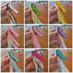 DIY名字班级礼物姓名挂件包挂钥匙扣亚克力一件定制英文字母铭牌