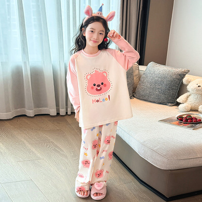 2025年秋季新款女童家居服套装