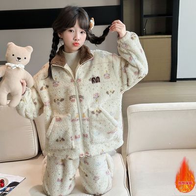 2025年冬季新款女童家居服套装