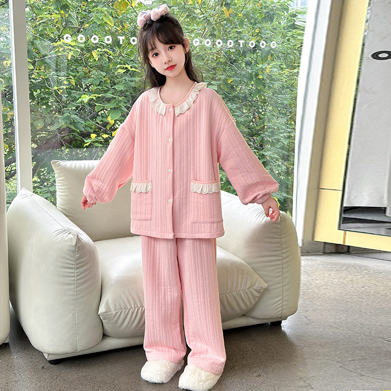 2025年秋季女童春秋家居服套装