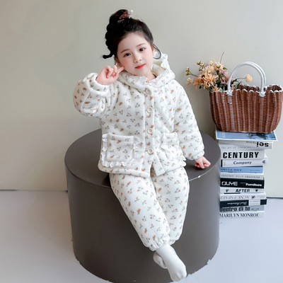 2025年冬季新款儿童家居服套装