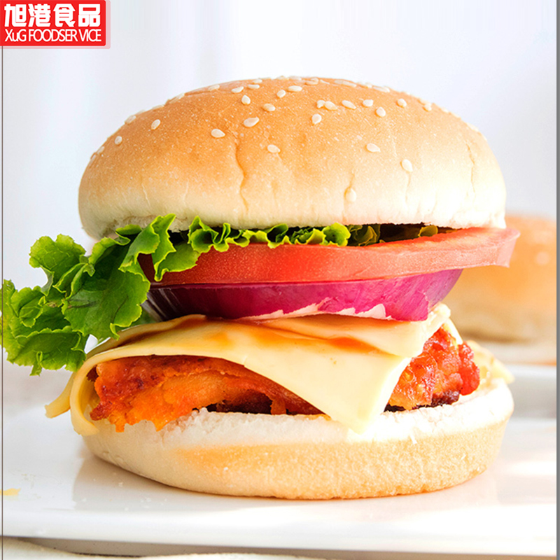 妙德堡汉堡面包胚炸鸡日期新鲜