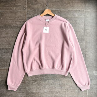 不褪换 牌价499秋冬女skims风格加绒保暖厚款圆领套头卫衣+卫裤